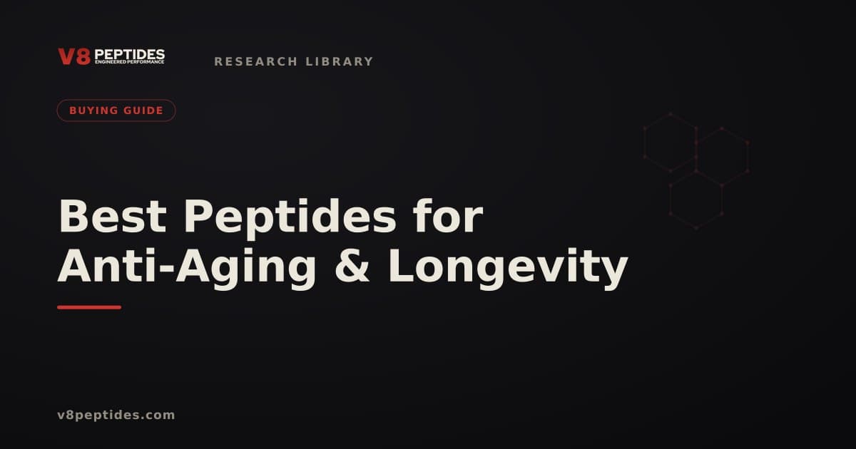 Best Research Peptides for Anti-Aging & Longevity Research (2026)