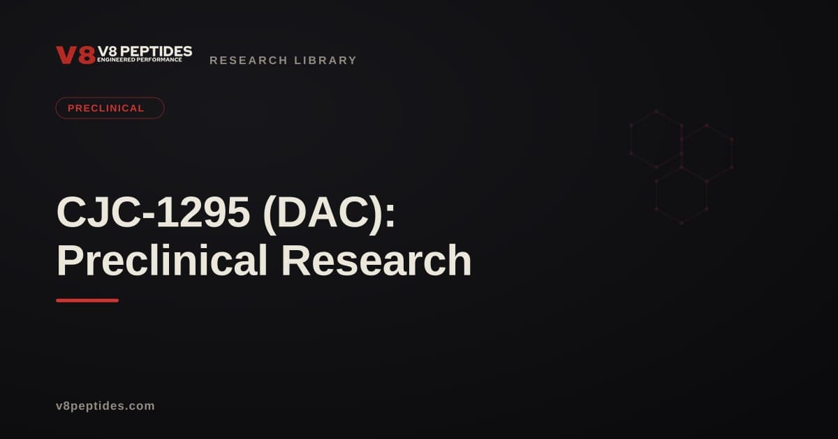 CJC-1295 (DAC): Preclinical Research