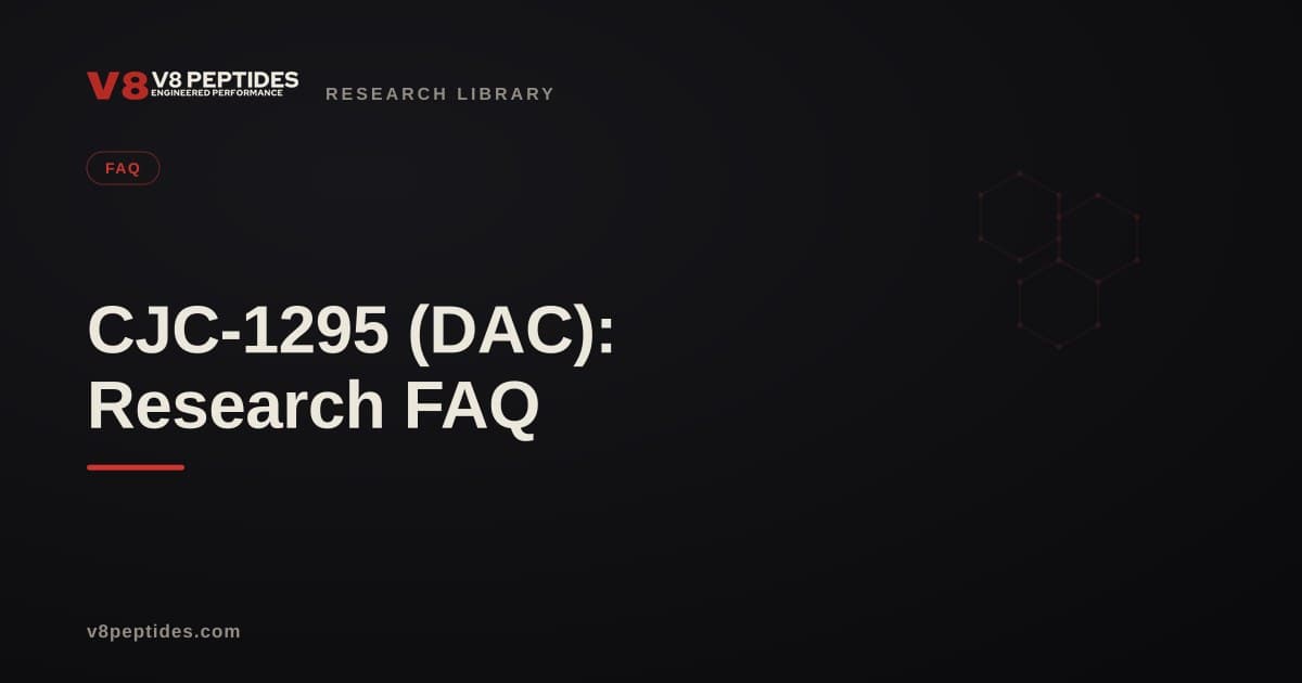 CJC-1295 (DAC): Research FAQ