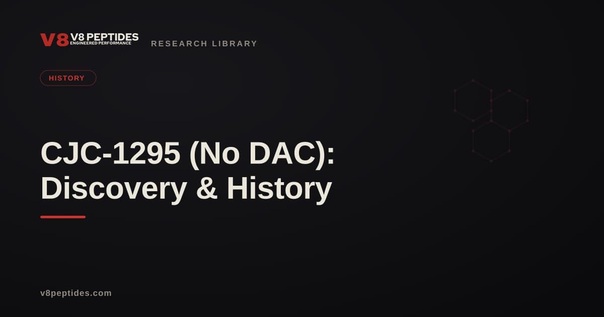CJC-1295 (No DAC): Discovery & History