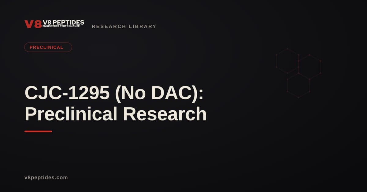 CJC-1295 (No DAC): Preclinical Research