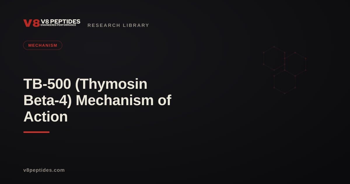 TB-500 (Thymosin Beta-4) Mechanism of Action