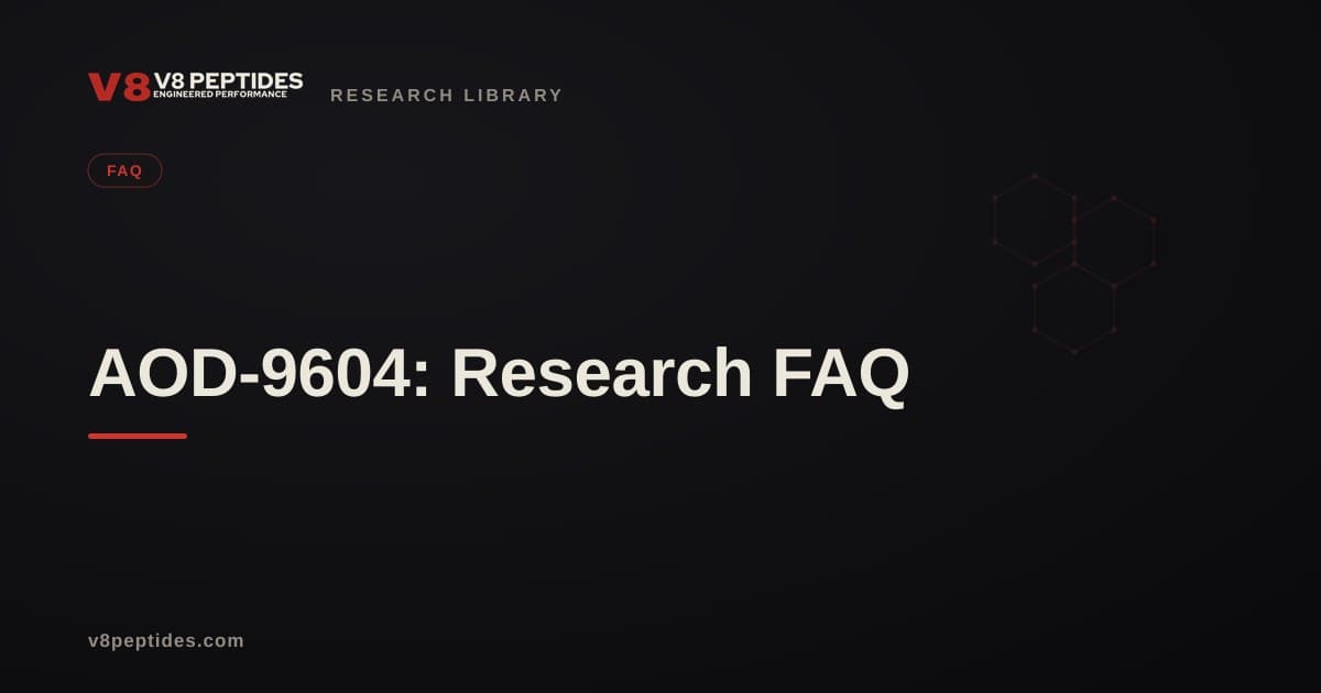 AOD-9604: Research FAQ
