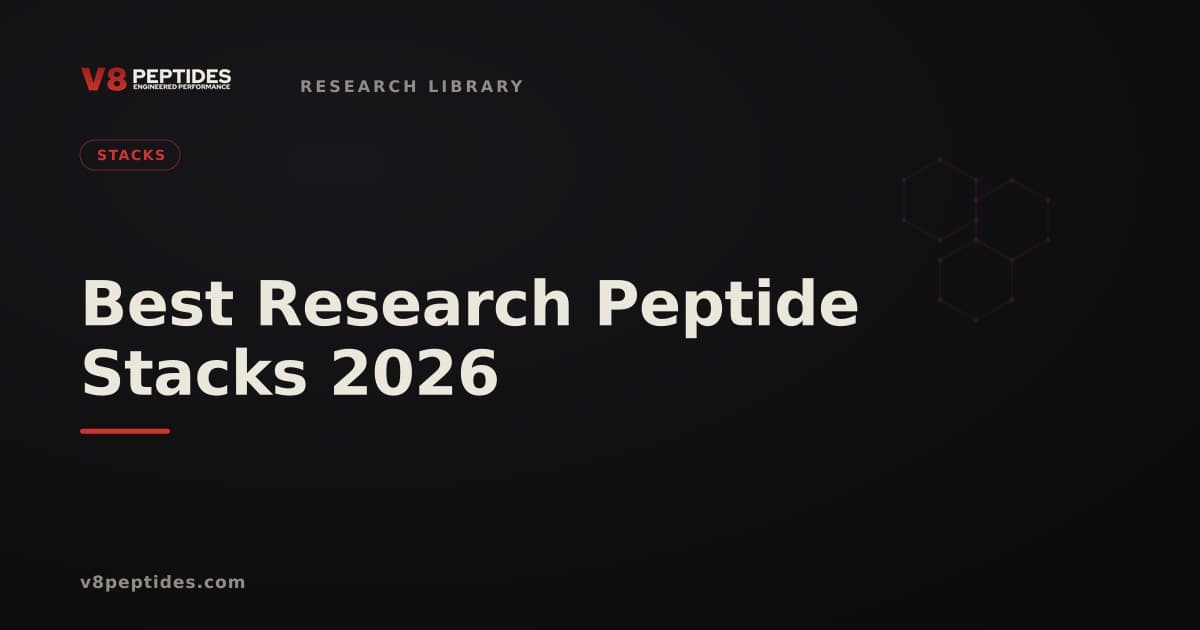 Best Research Peptide Stacks 2026: Combination Rationale, Coverage, and Comparison