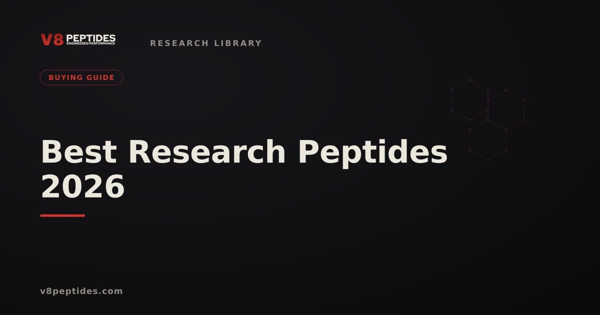 Best Research Peptides 2026: Metabolic, Growth-Hormone, Recovery & Longevity