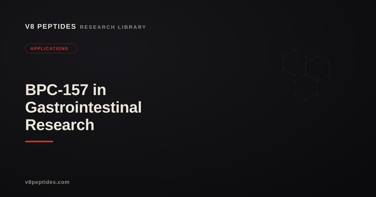 BPC-157 in Gastrointestinal Research