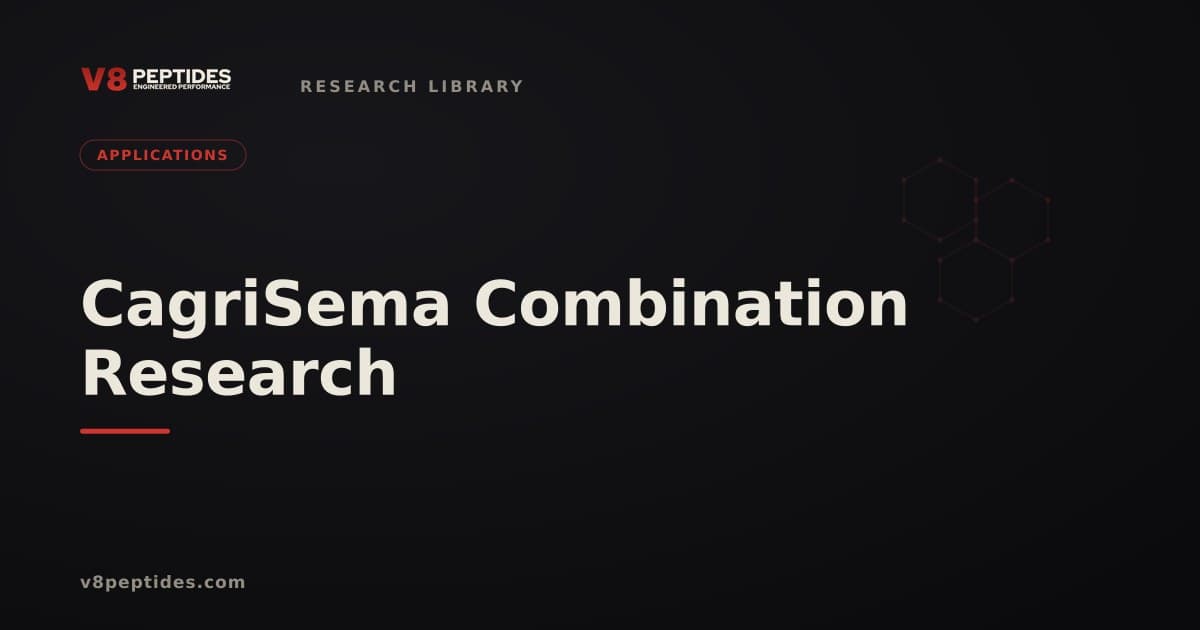 CagriSema Combination Research: Cagrilintide and Semaglutide Co-Agonism