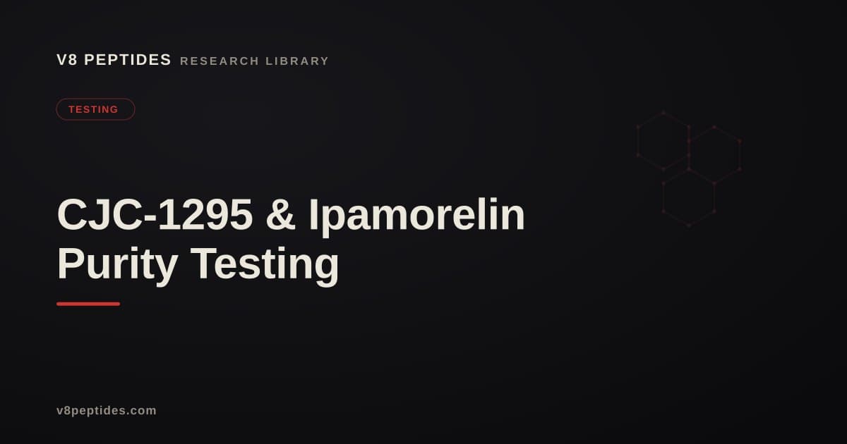 CJC-1295 & Ipamorelin Purity Testing