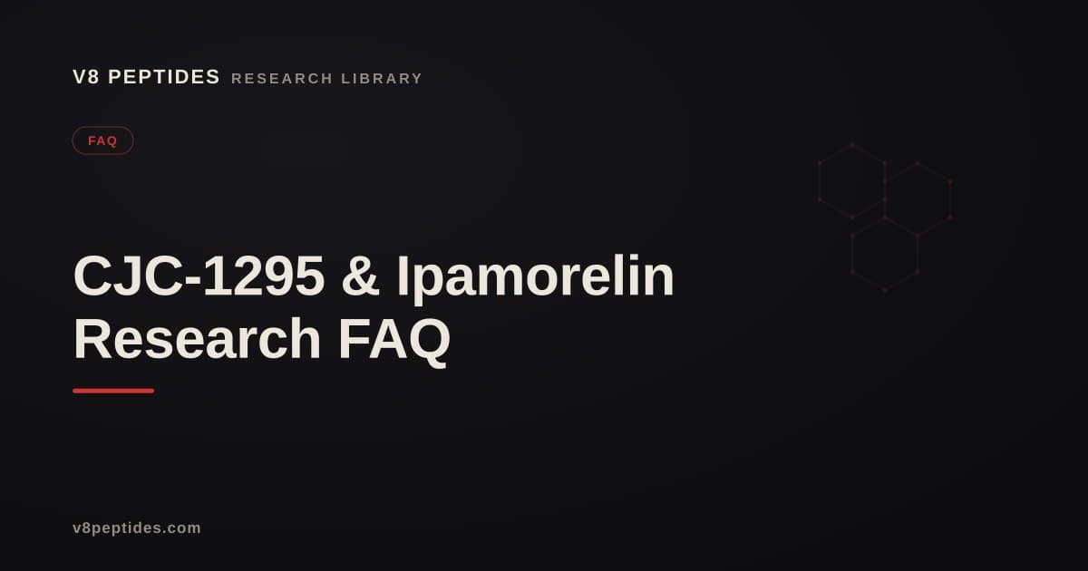CJC-1295 & Ipamorelin Research FAQ