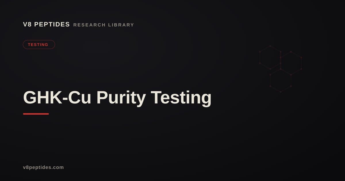 GHK-Cu Purity Testing