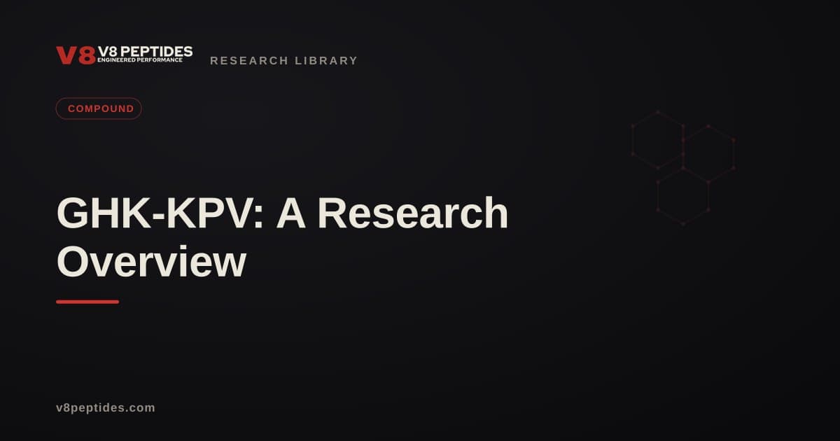 GHK-KPV: A Research Overview