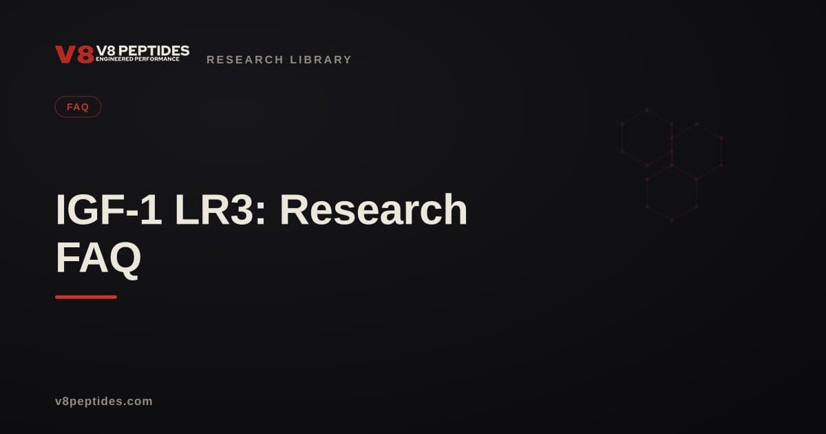 IGF-1 LR3: Research FAQ