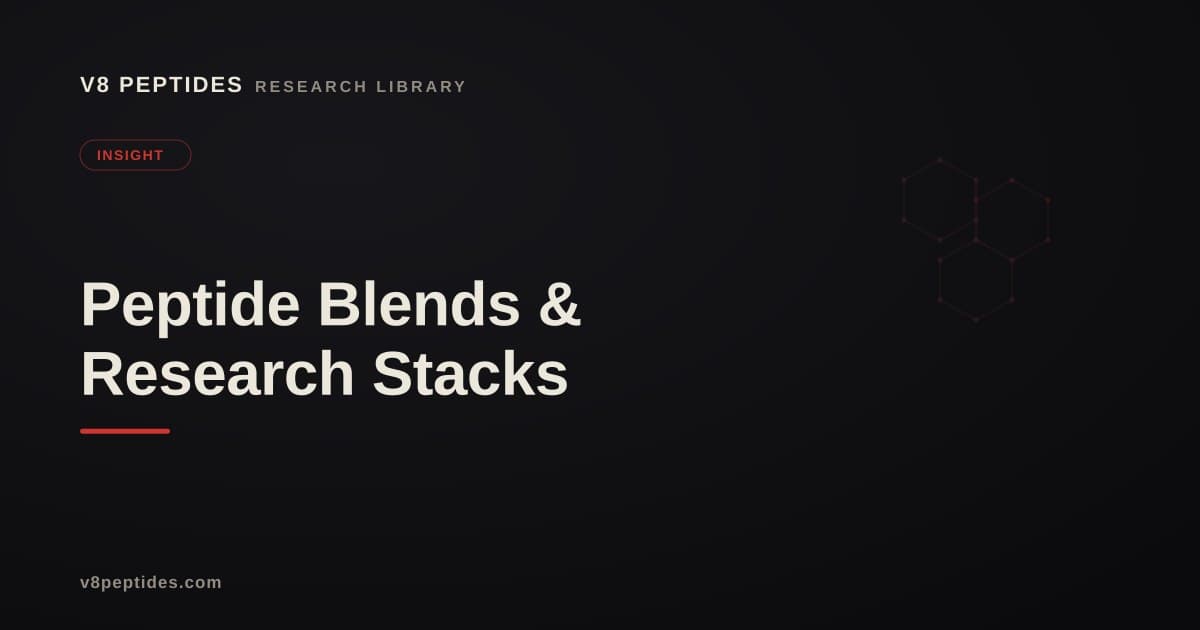 Understanding Peptide Blends & Research Stacks