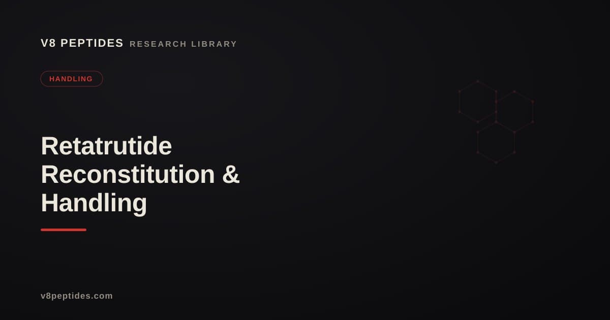 Retatrutide Reconstitution & Handling