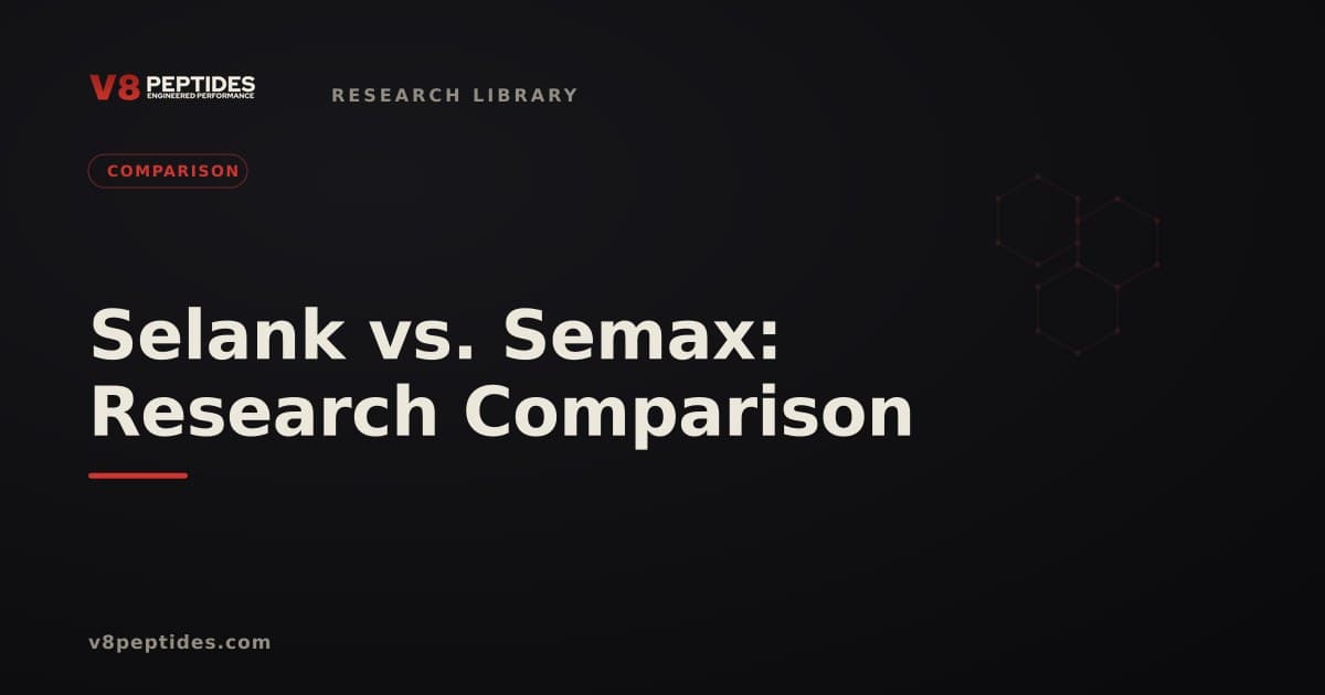 Selank vs. Semax: Comparing Two Russian-Derived Research Peptides
