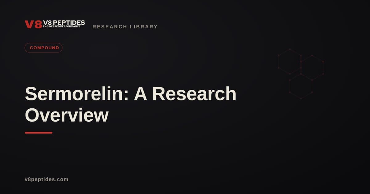 Sermorelin: A Research Overview