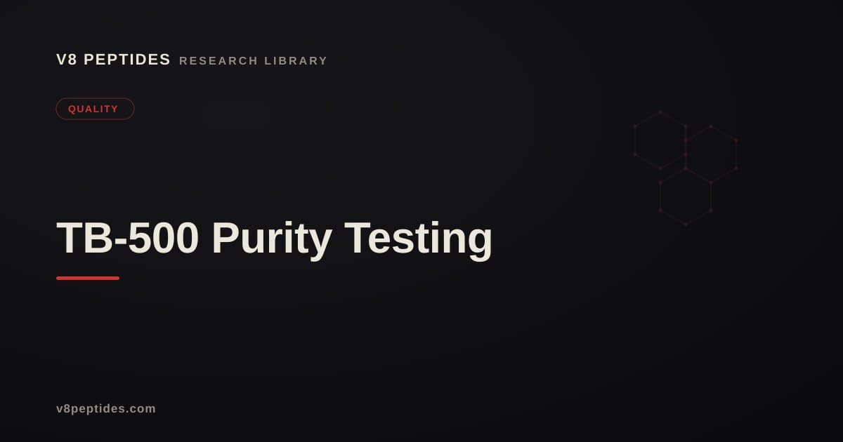 TB-500 Purity Testing