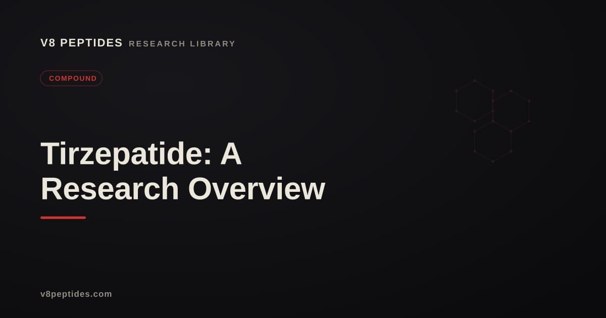 Tirzepatide: A Research Overview
