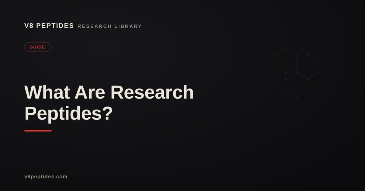 What Are Research Peptides?