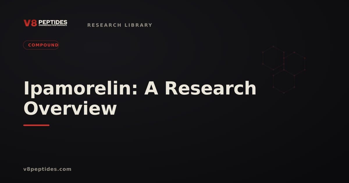What Is Ipamorelin Peptide? A Research Explainer