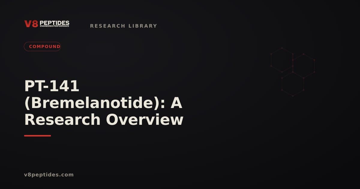 What Is PT-141 Peptide? A Plain-Language Research Explainer