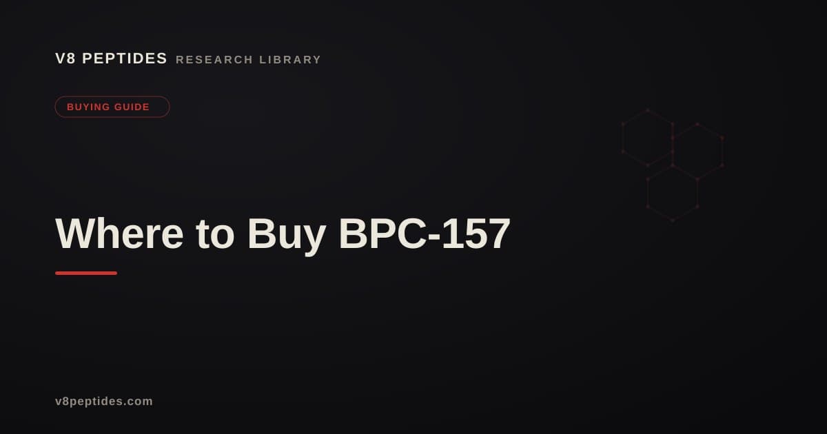 Where to Buy High-Purity BPC-157 for Research