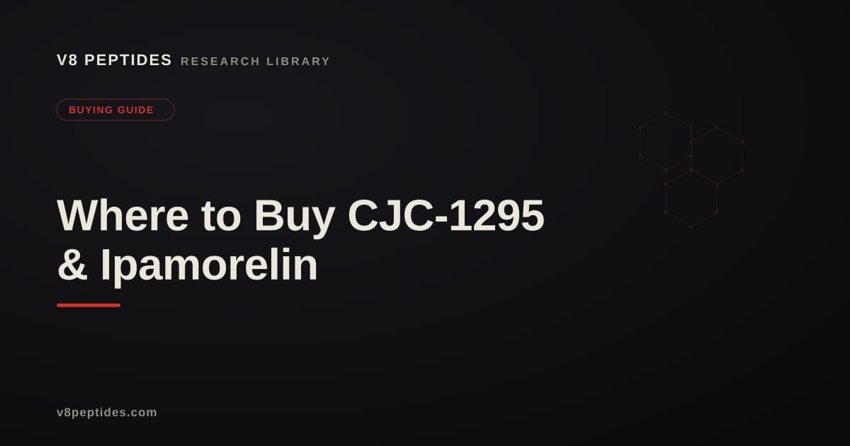 Where to Buy CJC-1295 & Ipamorelin for Research