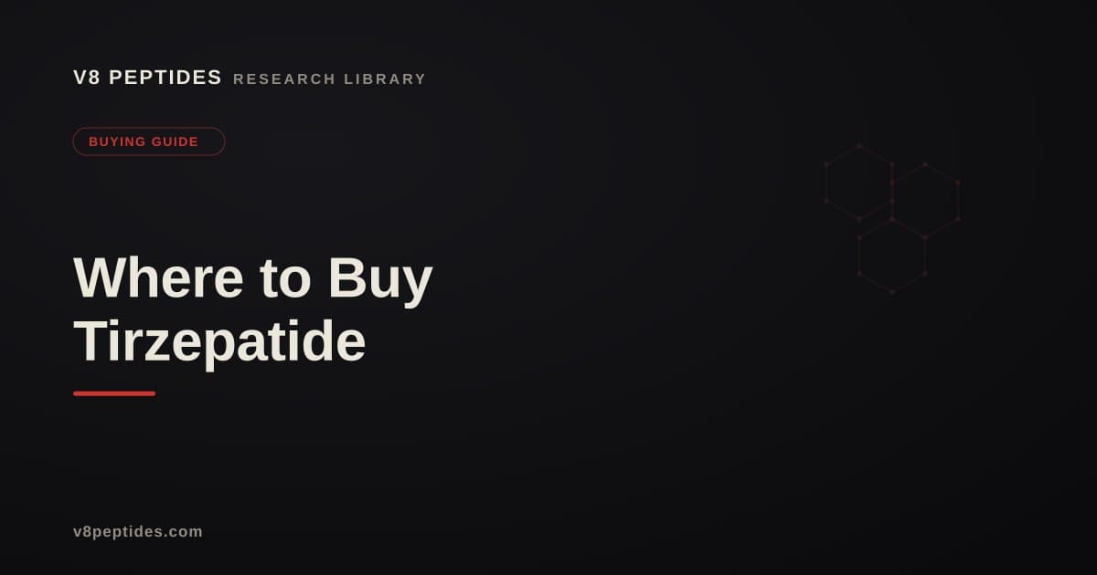 Where to Buy High-Purity Tirzepatide for Research