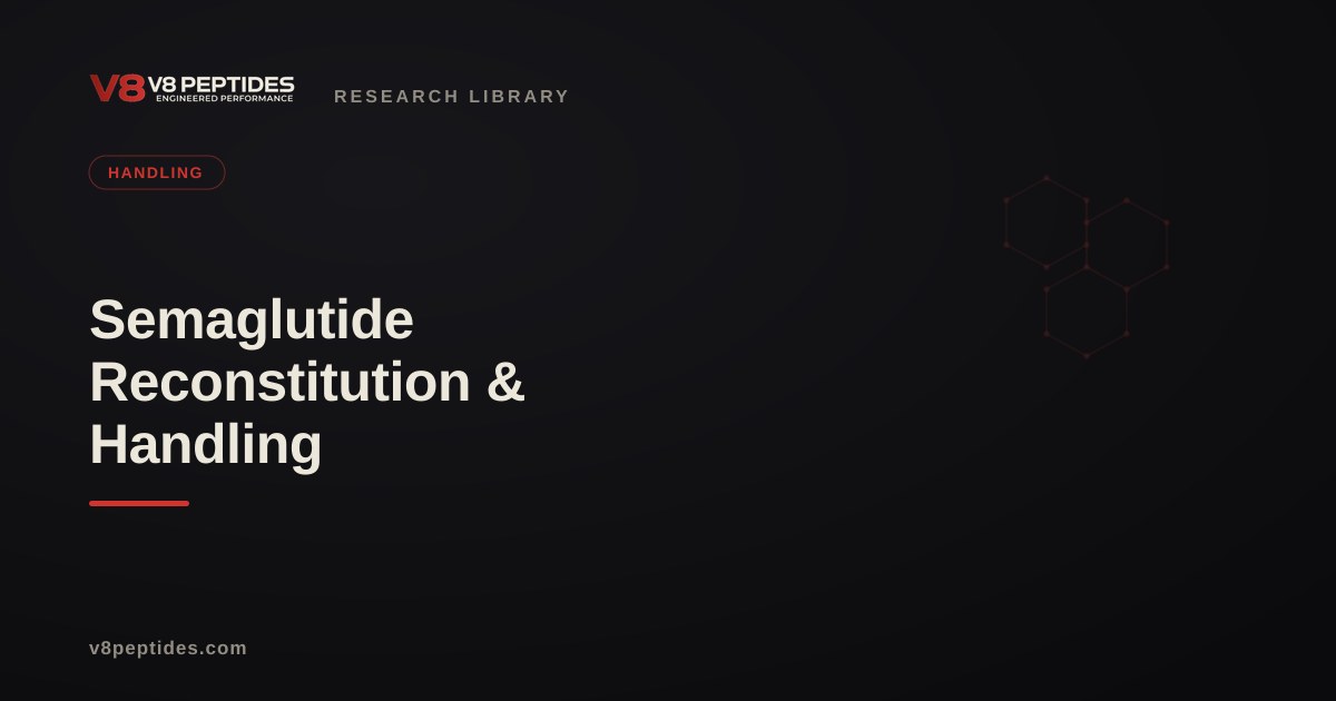 Semaglutide — V8 Peptides